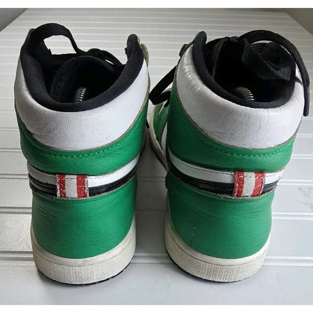 NIKE Air Jordan 1 Retro OG Lucky Women's 9.5 Men's 7.5 Lucky Green/Black/White